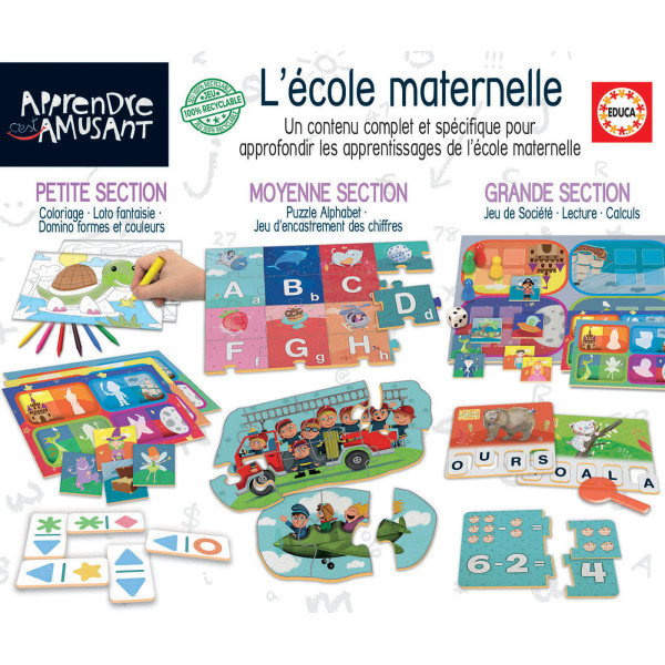 Jeu - La maternelle - Approfondir les apprentissages - 3 à 6 ans - Educa