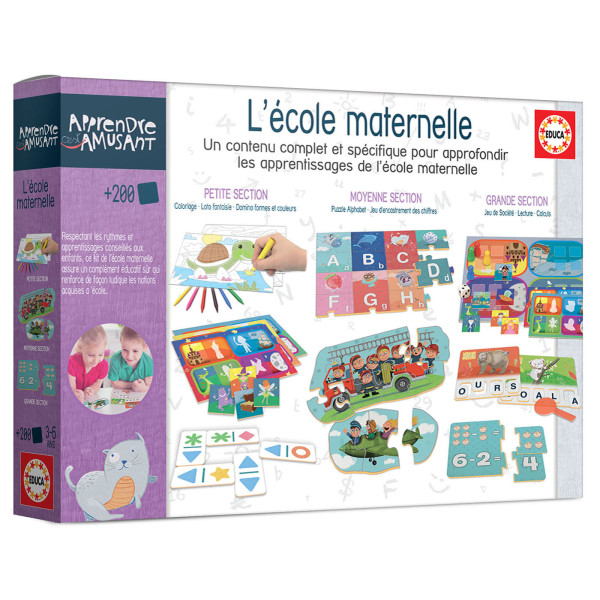 Jeu - La maternelle - Approfondir les apprentissages - 3 à 6 ans - Educa