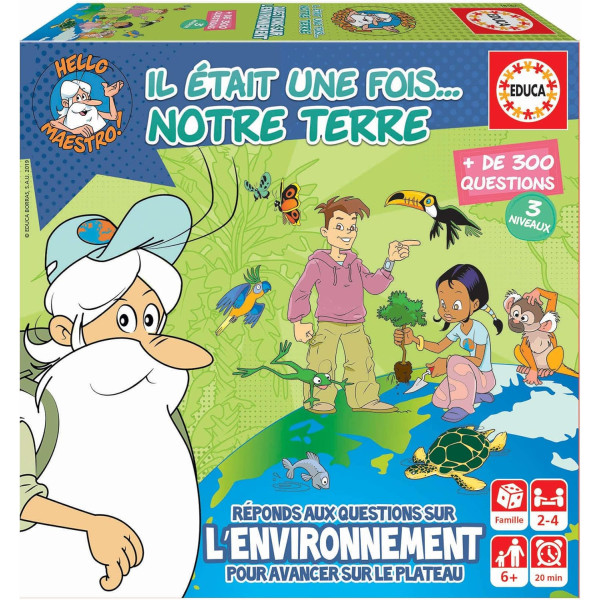 Mini jeu - Il était une fois ... notre terre - Pour enfant dès 6 ans - Educa