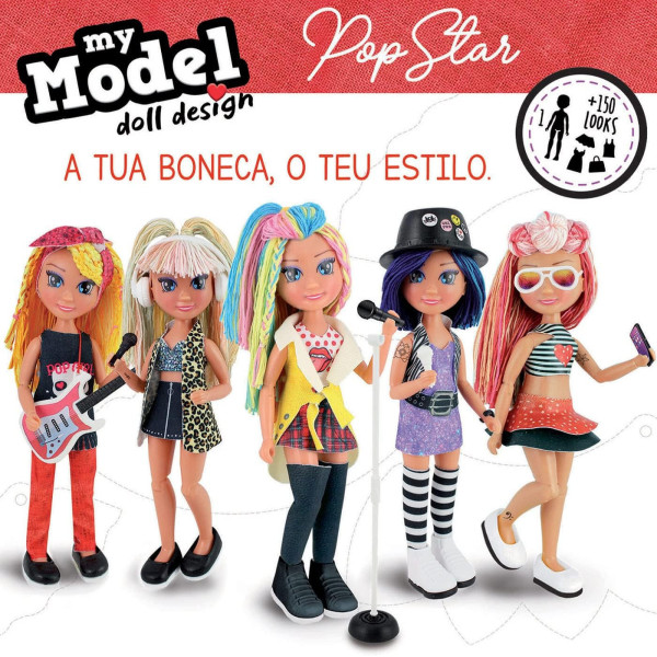 Jeu - Créer une poupée - Deviens styliste - Pop design - Dès 6 ans - Educa