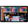Feutres - STABILO ARTY - Coffret métal créatif - Pen 68 - Pen 68 Brush - Point 88