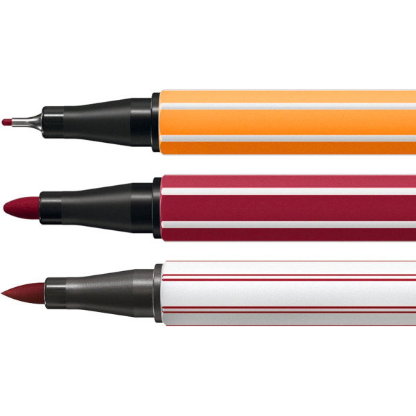 Feutres - STABILO ARTY - Coffret métal créatif - Pen 68 - Pen 68 Brush - Point 88