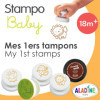 Tampons encreur - Pour enfant - Animaux savane - Encre lavable - Dès 2 ans - Aladine