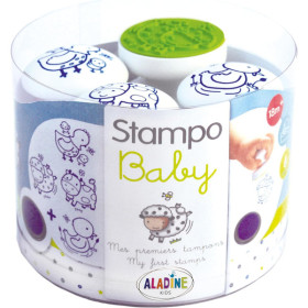 Tampons encreur - Pour enfant - Animaux de la ferme - Encre lavable - Dès 2 ans - Aladine