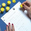 Tampons encreur - Smiley rigolos - Emoji - Encre lavable - 10 modèles