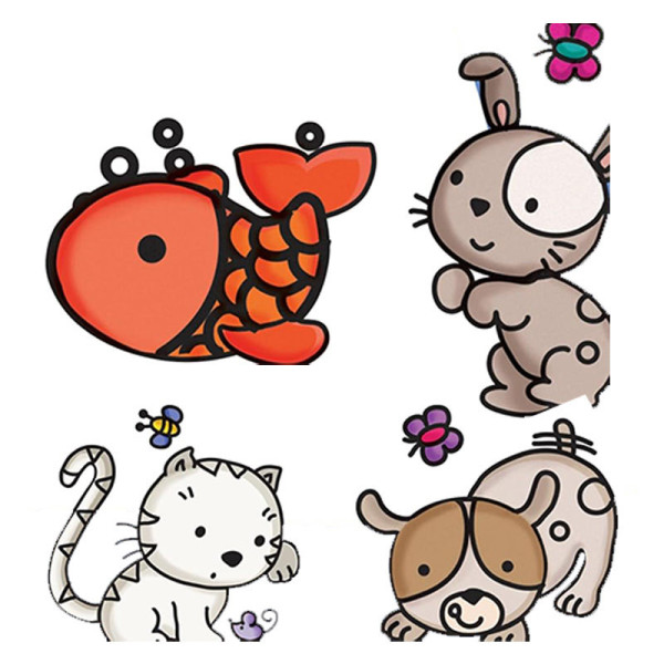 Tampons encreur - Pour enfant - Animaux - Encre lavable - Dès 2 ans - Aladine