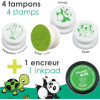Tampons encreur - Pour enfant - Animaux mignons - Encre lavable - Dès 2 ans - Aladine