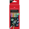 Crayons de couleur - 10 teintes métallisées - Coloriage - Enfant - Faber-Castell