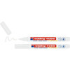 Marqueurs craie - Blanc - Pointe ronde - 1 à 2 mm - Ardoise, tableau et vitre - Edding - Lot de 2