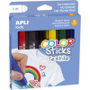 Gouache - Solide - Enfant - Spécial tissu - 6 couleurs - Ne tâche pas - Apli kids