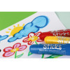 Gouache - Solide - Enfant - Spécial tissu - 6 couleurs - Ne tâche pas - Apli kids