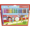 Feutres de coloriage - 24 couleurs - STABILO Power 24 - Pointe moyenne