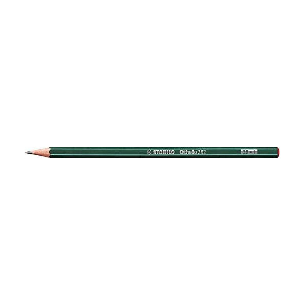 6 crayons graphite - STABILO Othello - Arty - Mines tendres - 4B - 3B - 2B