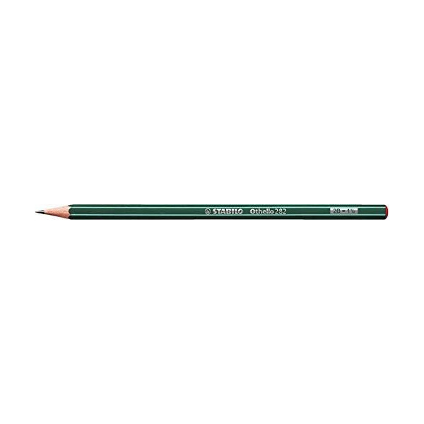 6 crayons graphite - STABILO Othello - Arty - Mines tendres - 4B - 3B - 2B