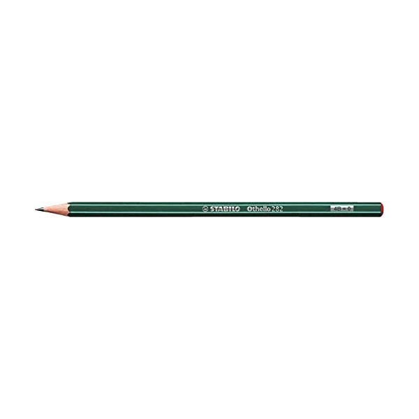 6 crayons graphite - STABILO Othello - Arty - Mines tendres - 4B - 3B - 2B