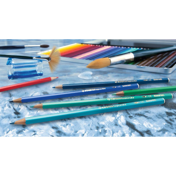 Crayons de couleur - Aquarellable - STABILOaquacolor - Arty - 12 couleurs