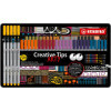 photo - 50 feutres à dessin - Calligraphie - 10 teintes - Assortiment mines - STABILO Creative Tips