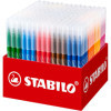 photo - Feutres de coloriage - STABILO power - Pointe moyenne - 20 couleurs - Schoolpack - 240 feutres