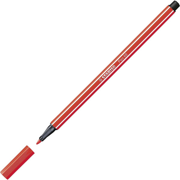 Feutres de coloriage - STABILO Pen 68 Arty - Pointe moyenne - Trousse - 25 couleurs
