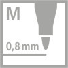 Feutre - STABILO pointMax - Pointe moyenne - Noir