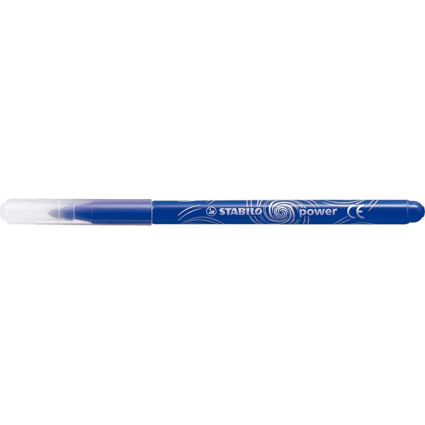 Feutres de coloriage - STABILO power max -  Bleu - Pointe large - 12 feutres