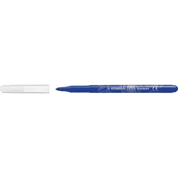 Feutres de coloriage - STABILO power max -  Bleu - Pointe large - 12 feutres
