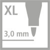 Feutres de coloriage - STABILO power max -  Bleu - Pointe large - 12 feutres