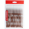 photo - Feutres de coloriage - STABILO power max - Marron - Pointe large - 12 feutres