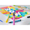 Feutres dessin - STABILO Pen 68 Max - Pointe large - Arty - 20 couleurs - Boite métal