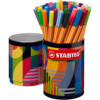 photo - Feutres - STABILO - Point 88 - Arty - 45 couleurs - Pointe fine - Pot métal