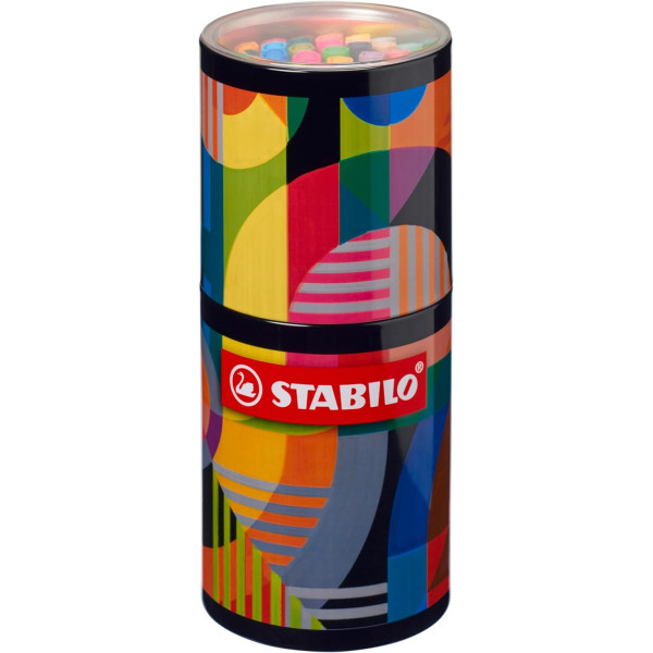 Feutres - STABILO - Point 88 - Arty - 45 couleurs - Pointe fine - Pot métal