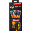 Feutres - STABILO - Point 88 - Arty - 45 couleurs - Pointe fine - Pot métal