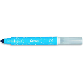 8 feutres de coloriage - Pour enfant - Pointe large - Lavable - Pentel Arts
