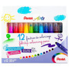 photo-12 feutres de coloriage - Pour enfant - Pointe large - Lavable - Pentel Arts