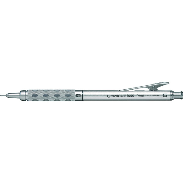 Porte-mines - Métal - Rechargeable - HB - Mine 0.5mm - Pentel - Graphgear 1000