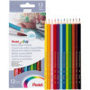 12 crayons de couleur - Aquarellable - Pentel Arts