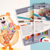 12 crayons de couleur - Aquarellable - Pentel Arts