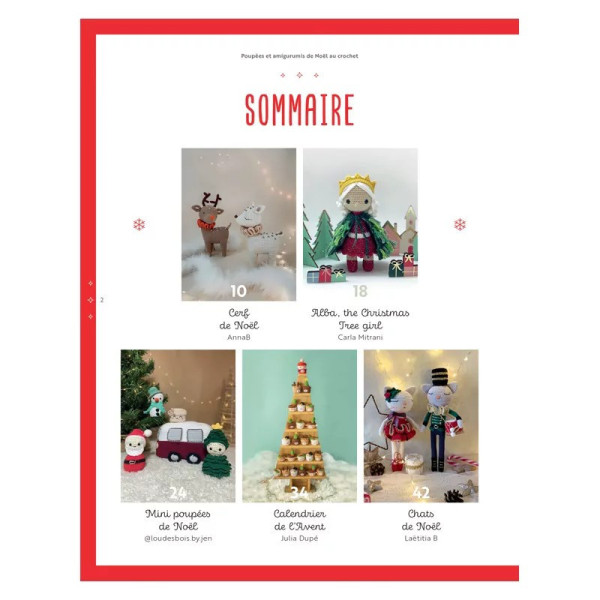 Livre - Poupées et amigurumis de noël au crochet - 30 personnages et accessoires