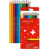 Crayons de couleur - Caran d'Ache - Swisscolor - 12 couleurs - Dessin - Beaux-arts