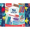 Coffret crayons couleurs + feutres - Coloriage - Maped - 50 pièces - Enfant