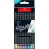 photo - Crayons de couleur - 12 teintes métallisées - Coloriage - Enfant - Faber-Castell - Black édition
