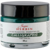 photo - Encre de calligraphie pigmentée - Vert épicéa - Jacques Herbin - Flacon 40ml