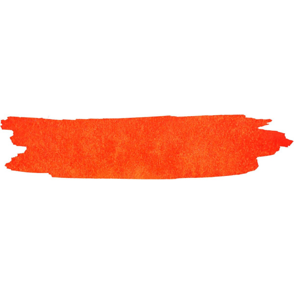 Encre de calligraphie pigmentée - Orange tangerine - Jacques Herbin - Flacon 40ml