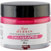 photo - Encre de calligraphie pigmentée - Fuchsia - Jacques Herbin - Flacon 40ml