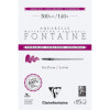 photo - Bloc - Peinture aquarelle - Grain fin - 10x15cm - 300g - Clairefontaine - Fontaine