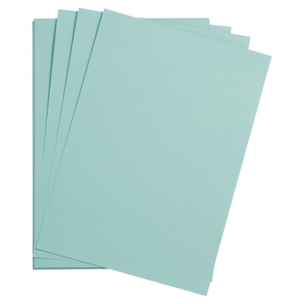 photo-25 feuilles de papier - Vert turquoise - A4 - 270g - Lisse - Dessin, loisirs créatifs - Maya