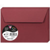 photo - Enveloppes - Format C6 - 114x162mm - Pollen - Bordeaux - 20 unités - Clairefontaine
