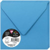 photo - Enveloppes - Carré - 140x140mm - Pollen - Bleu turquoise - 20 unités - Clairefontaine