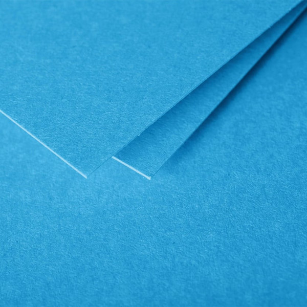 Enveloppes - Carré - 140x140mm - Pollen - Bleu turquoise - 20 unités - Clairefontaine