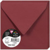 photo - Enveloppes - Carré - 140x140mm - Pollen - Bordeaux - 20 unités - Clairefontaine